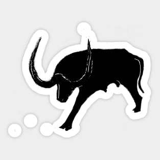 Neolithic Buffalo of Oran Sticker